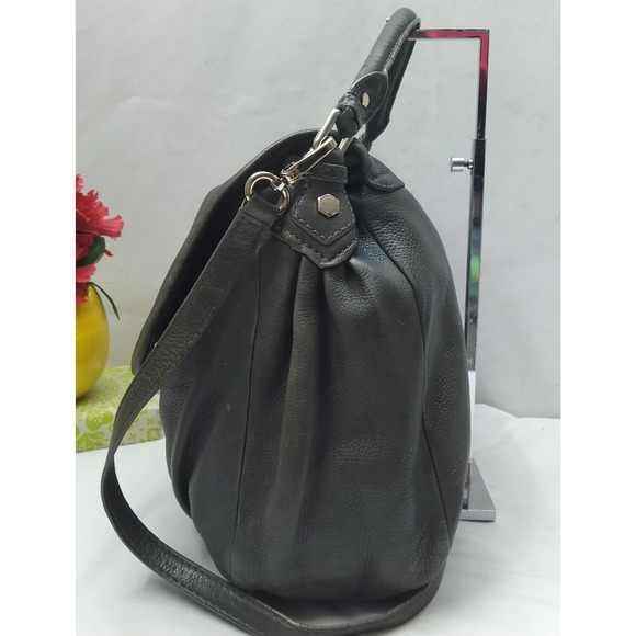 Marc By Marc Jacobs Olive Green Pebbled Leather Flap Closure Crossbody Bag - Picture 3 of 16